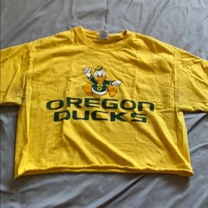 Oregon ducks crop top